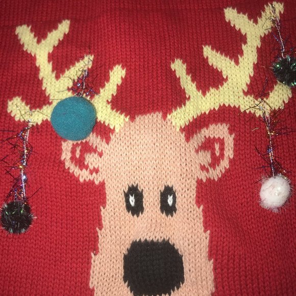 NWt Blueberi blvd 4 reindeer sweater outfit $52 - Picture 5 of 7